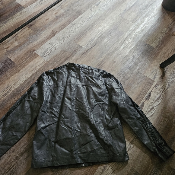 Calvin Klein Leather Jacket - Picture 2 of 4